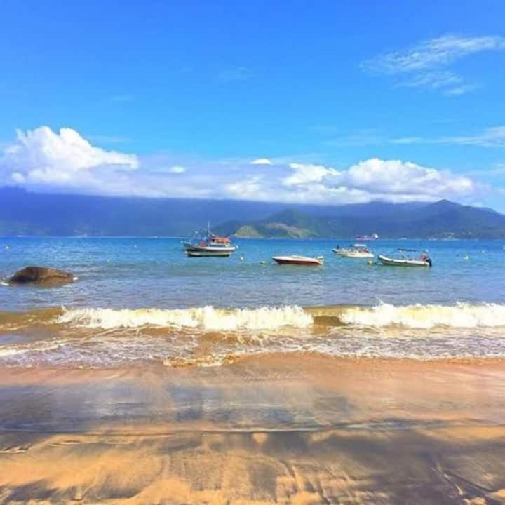 Quarto aconchegante em Ilhabela Praia Curral Pé na areia Até 4 pessoas AvJosé Pacheco do Nascimento nº 7682 Exterior foto